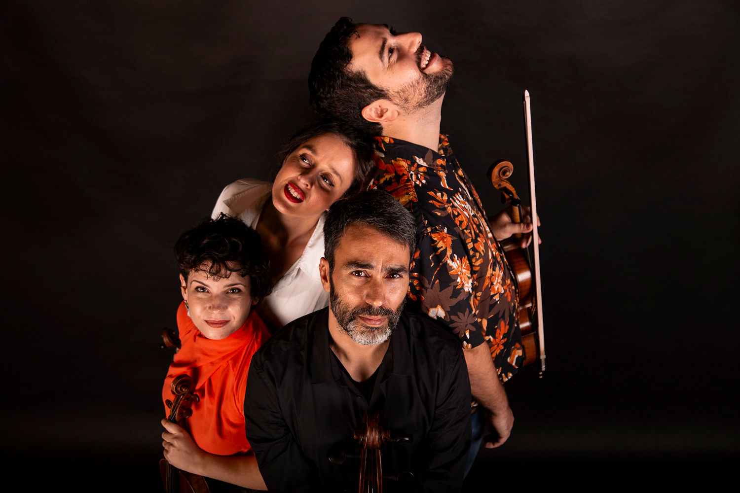 Membros do Quarteto Achillea.