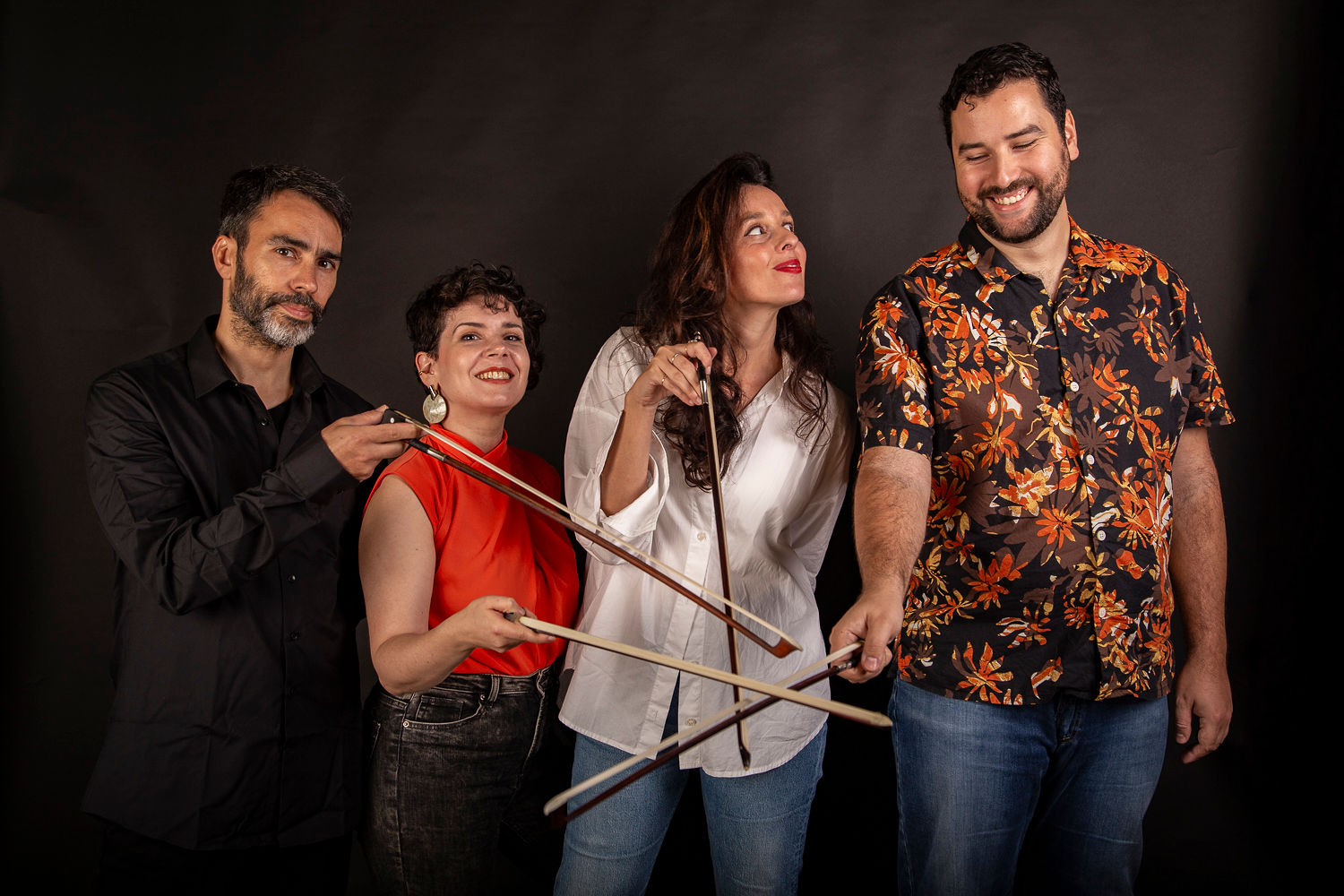 Membros do Quarteto Achillea.