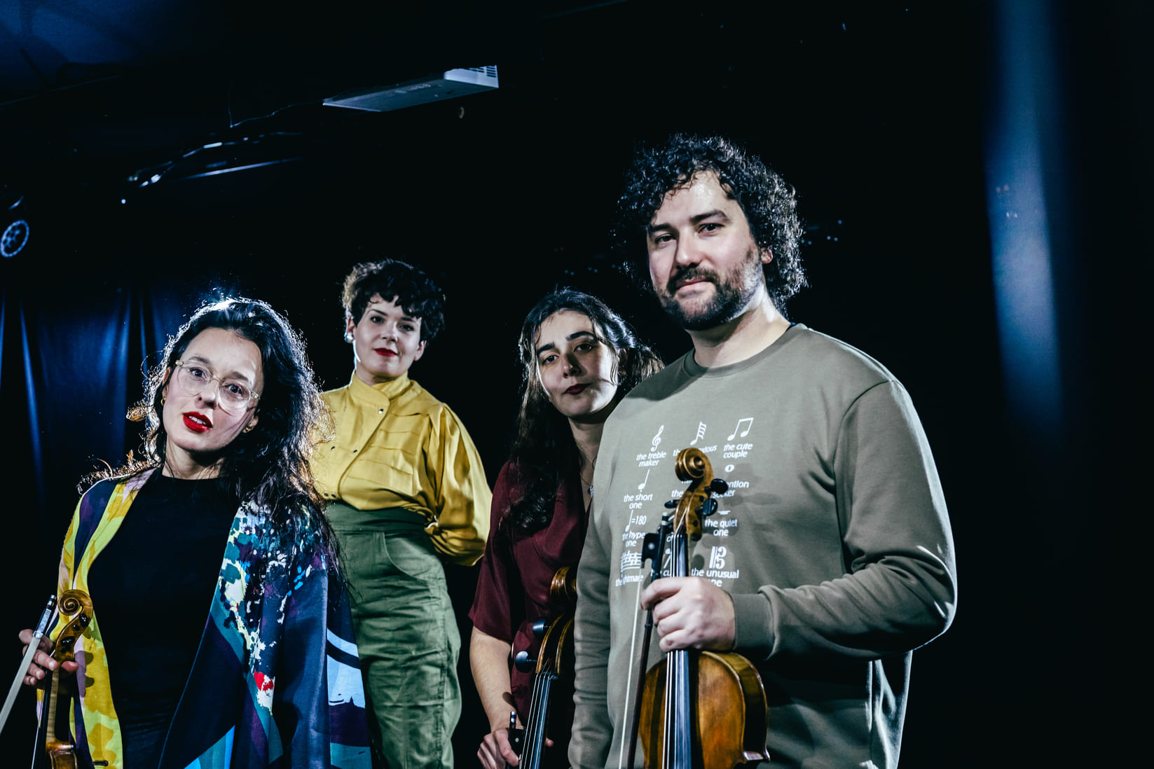 Membros do Quarteto Achillea.