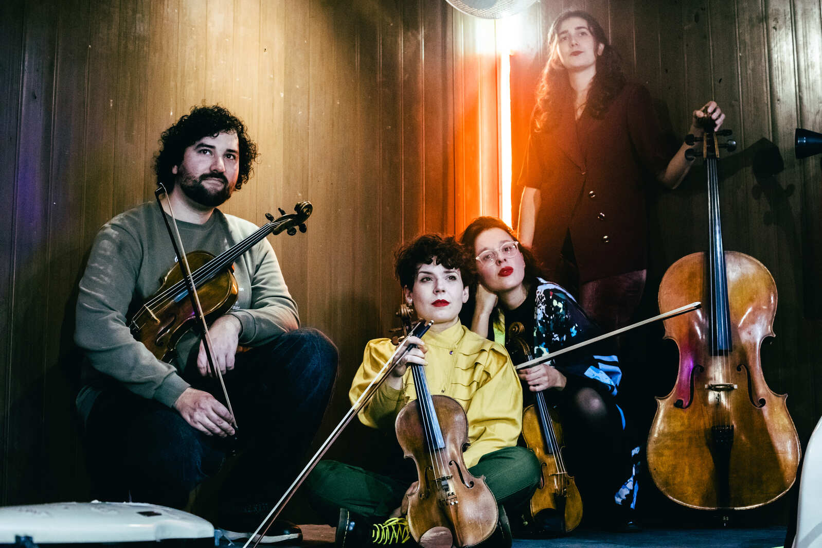 Membros do Quarteto Achillea.