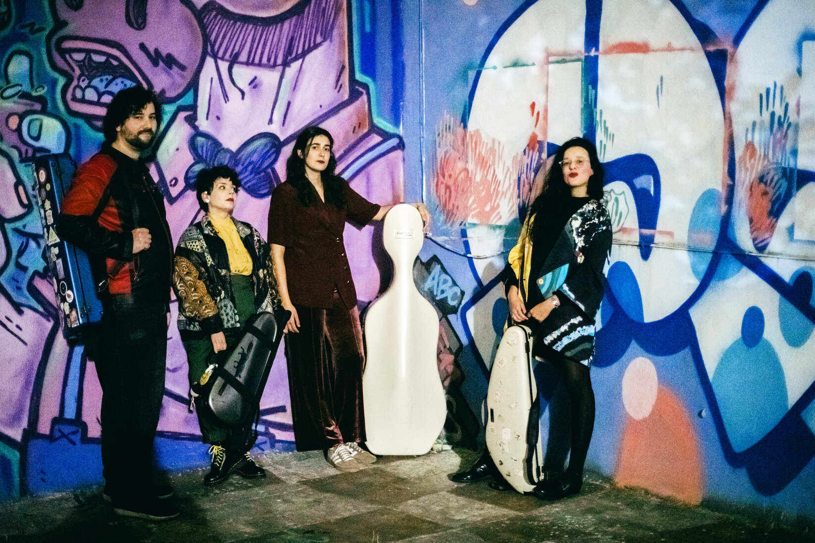 Membros do Quarteto Achillea.