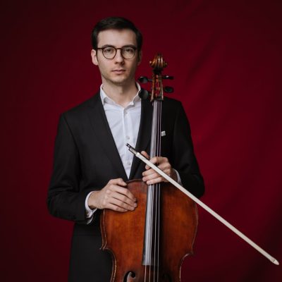 Um dos membros do Quarteto Achillea, Nuno Cardoso.
